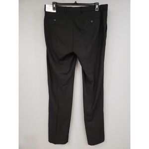 NEW - Kenneth Cole Mens Suit Pants TUX Tuxedo‎ 37x32  Dress Pants Solid Black